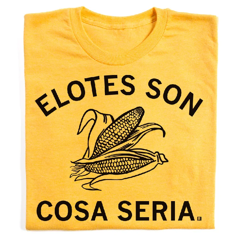 Women's Blouse with V-Shaped HemSerious About Corn Spanish