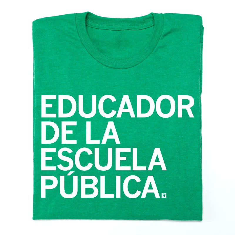 Women's Blouse with Lapel CollarPublic School Educator Spanish