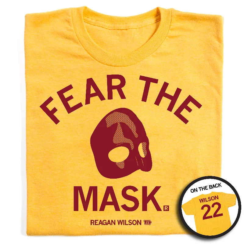 Women's Blouse with ShirringFear The Mask