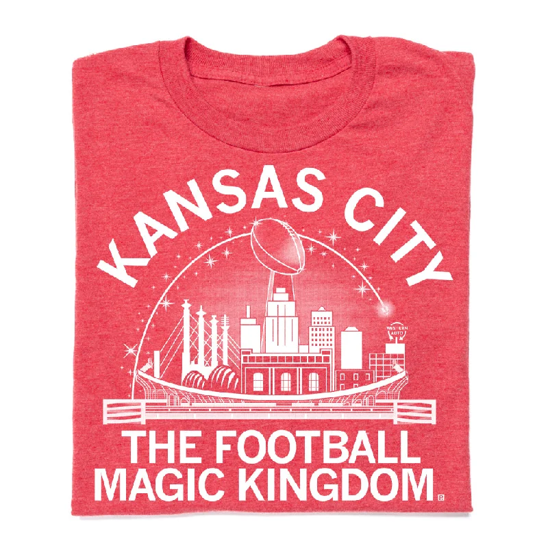 Women's Blouse with RufflesKansas City: Football Magic Kingdom