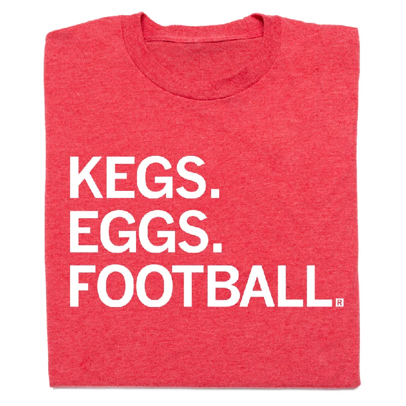 Women's Blouse with Low CollarKegs Eggs Football