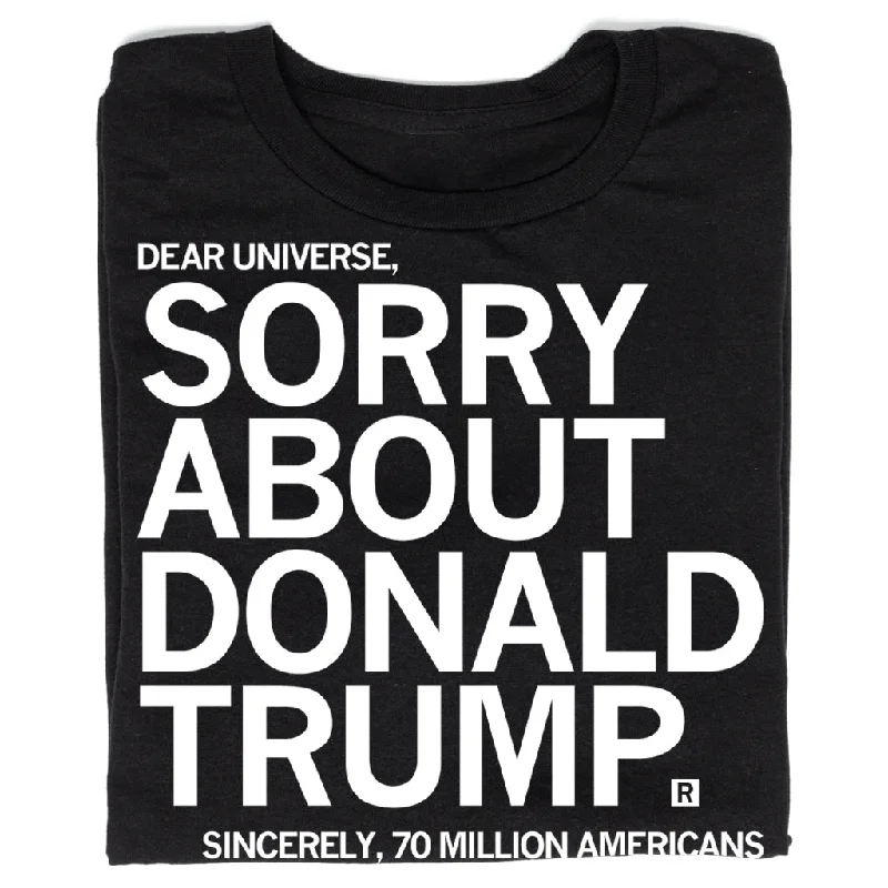 Women's Blouse with Shirt CollarSorry About Donald Trump