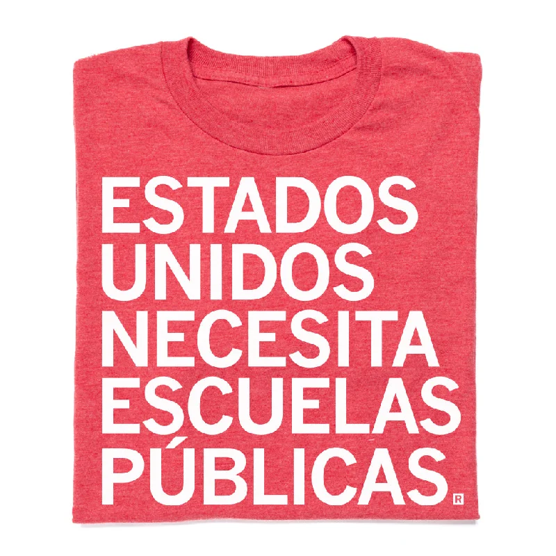 Women's Blouse with Notched CollarAmerica Needs Public Schools Spanish