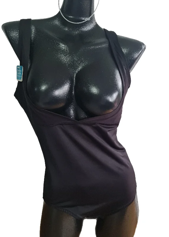 backless dress shaper with clear strapsHnes body moldeador busto abierto XG