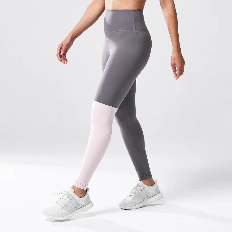 LAB360° Colour Block Leggings - Charcoal Grey