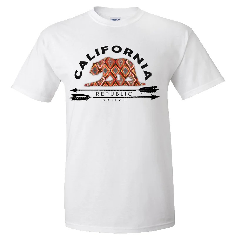 Women's Hooded Sweatshirts with DrawstringsCalifornia Republic Native Asst Colors T-shirt/tee