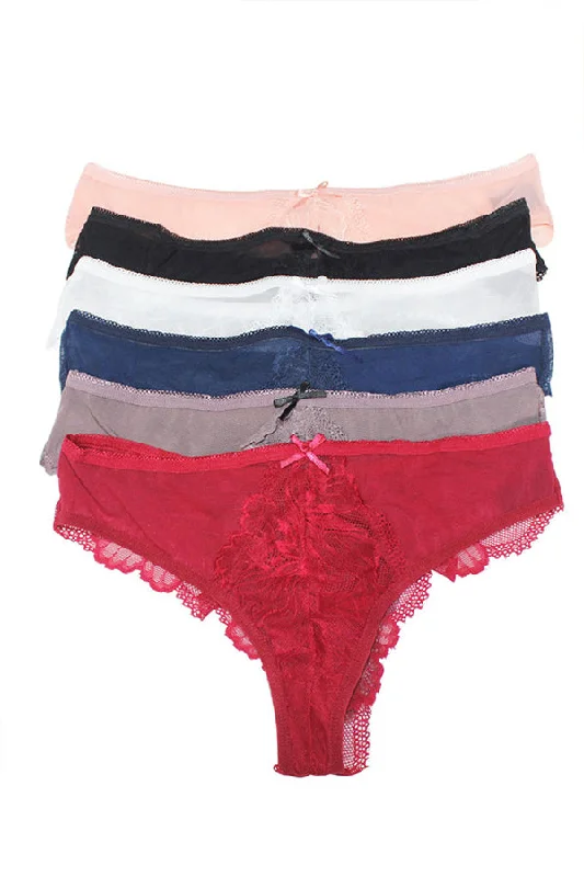 plus-size comfortable underwear for womenLace Elastic Band Panty