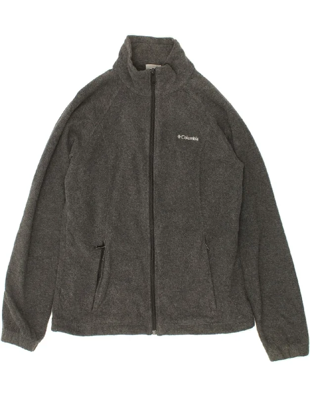 Women's Duffle CoatsCOLUMBIA Womens Fleece Jacket UK 14 Medium Grey Polyester