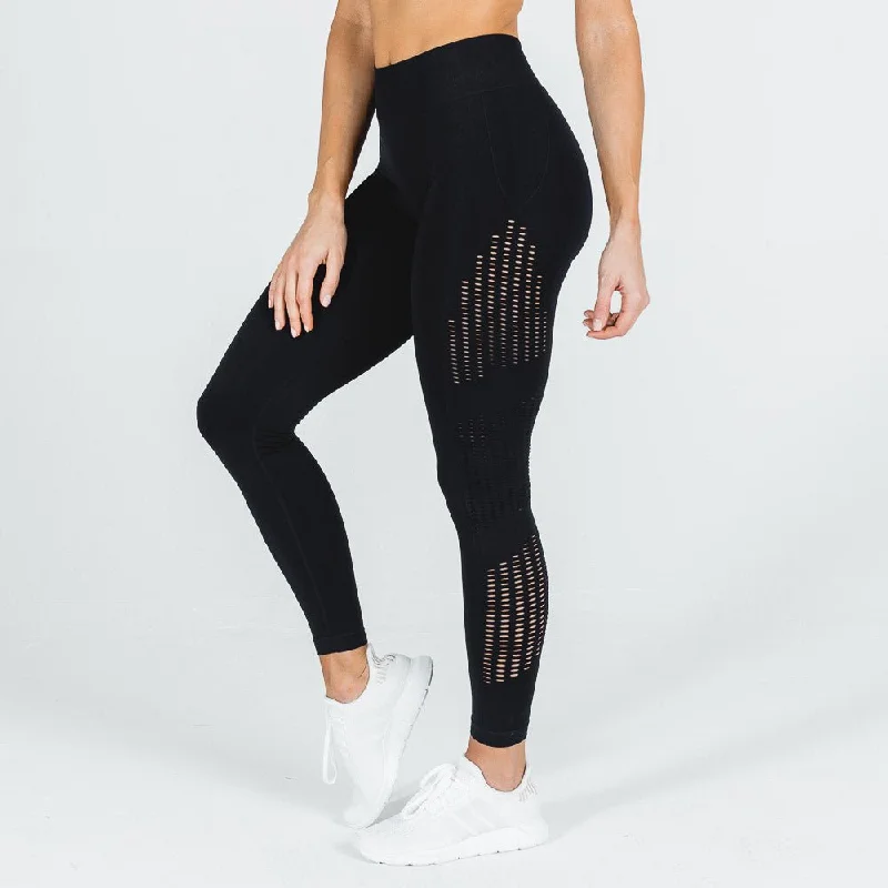 She-Wolf Seamless Leggings - Black