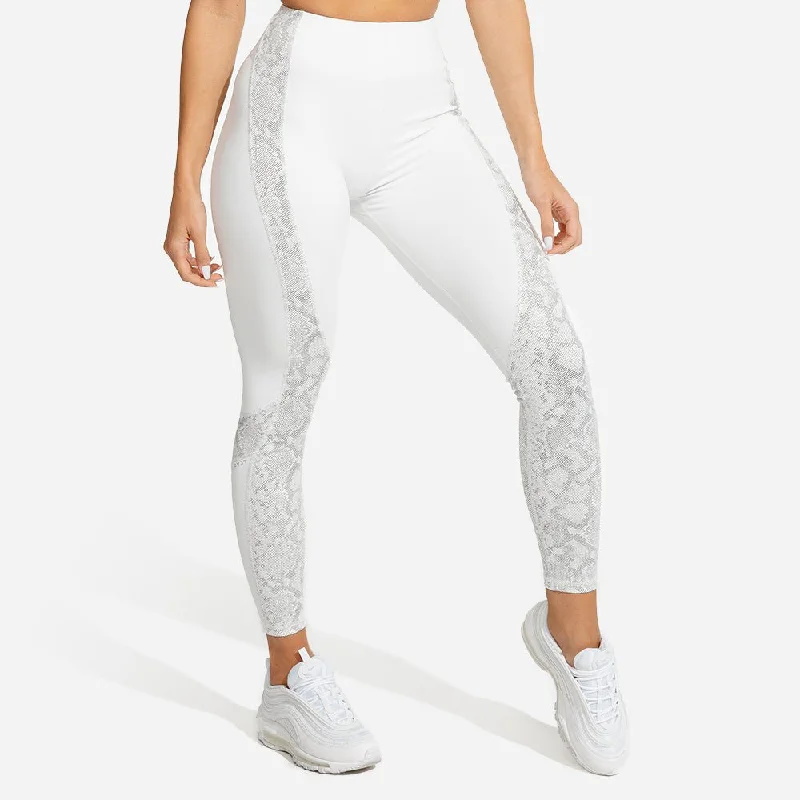 Limitless Snake Leggings - Snow