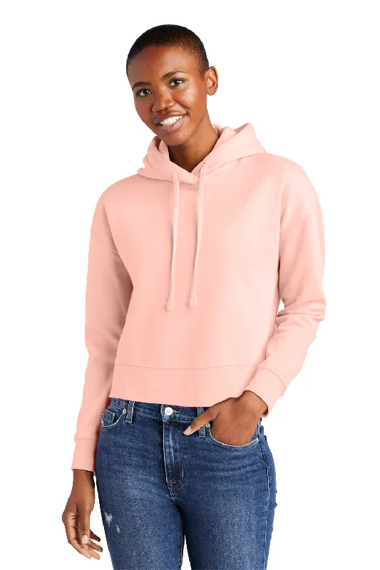 Women's Hooded Sweatshirts with Abstract LiningDistrict Womens V.I.T. Fleece Hooded Sweatshirt Hoodie - Rosewater Pink