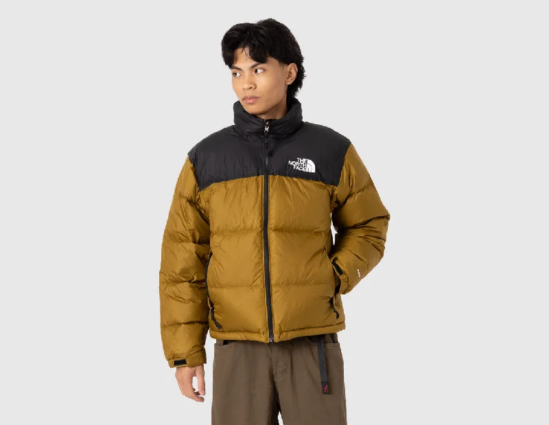 Women's Coats with Fur Trimmed PocketsThe North Face 1996 Retro Nuptse Jacket Moss / Black