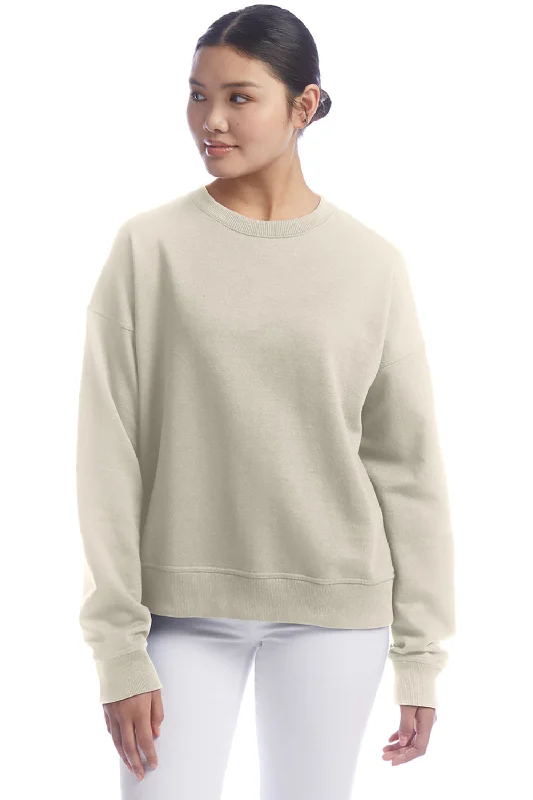 Women's Hooded Sweatshirts with Rayon LiningChampion Womens PowerBlend Crewneck Sweatshirt - Sand