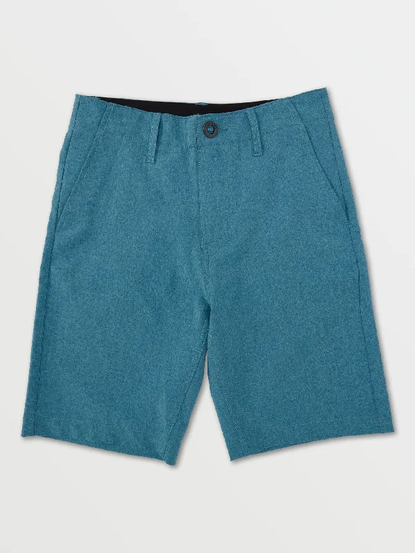 Big Boys Kerosene Hybrid Shorts - Sun Faded Indigo