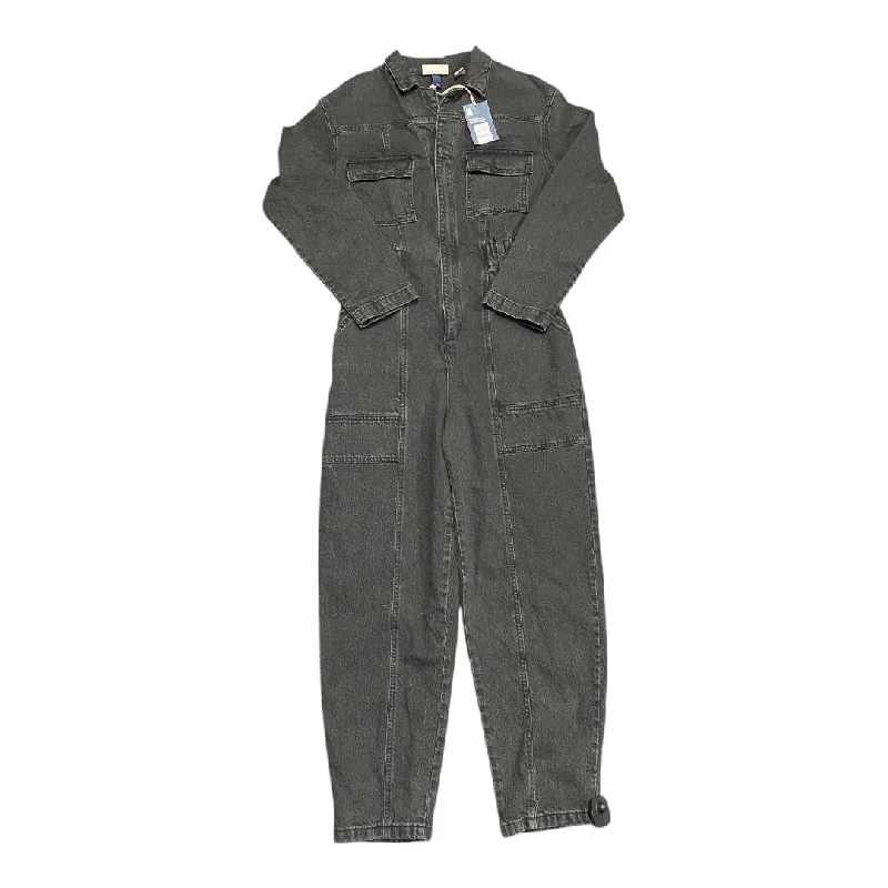 Women's Jumpsuits with Mid WaistJumpsuit By Universal Thread In Black Denim, Size: 4