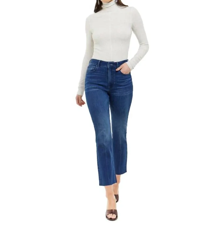 Women's Jodhpurs with Wide CollarLinden Cropped Jeans In Blue Note