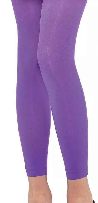 Purple Footless Tights | Child