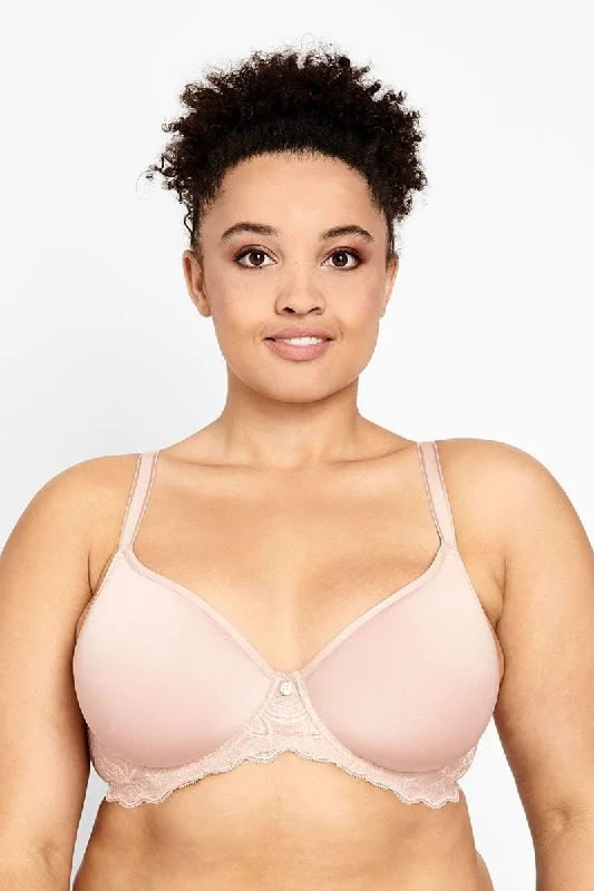 wireless bra with stretch lace for flexibilityBERLEI - LIFT & SHAPE T-SHIRT SPACER BRA