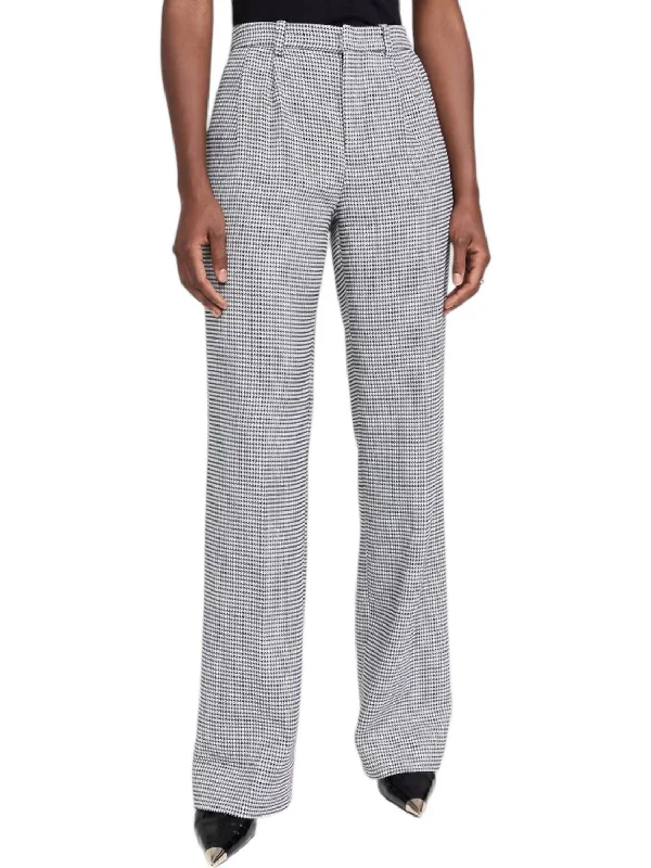 Women's Jodhpurs with Mid-LengthThe Low Favorite Pants In Black/white Micro Houndstooth