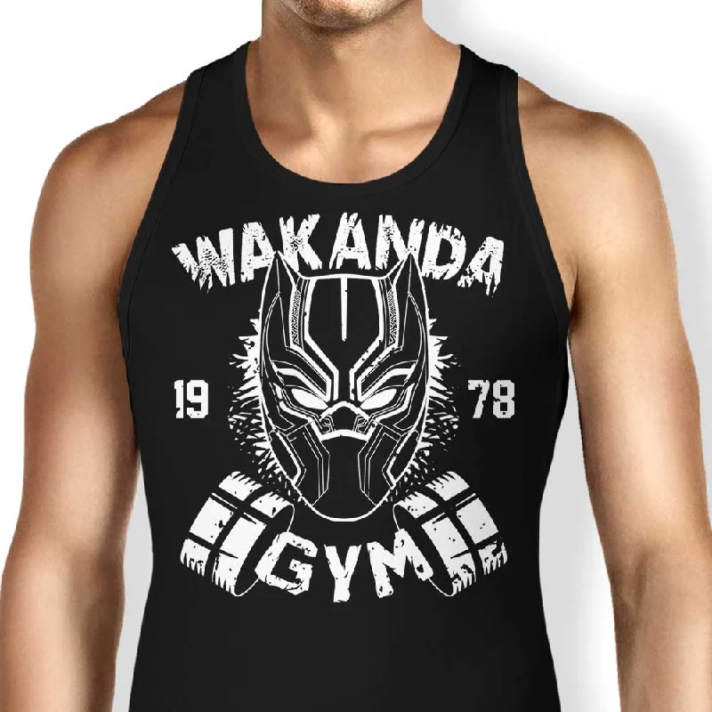 Women's Blouse with Collarless NeckWakanda Gym - Tank Top