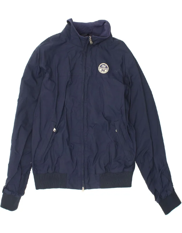 Women's Puffer CoatsNORTH SAILS Womens Bomber Jacket UK 18 XL Navy Blue