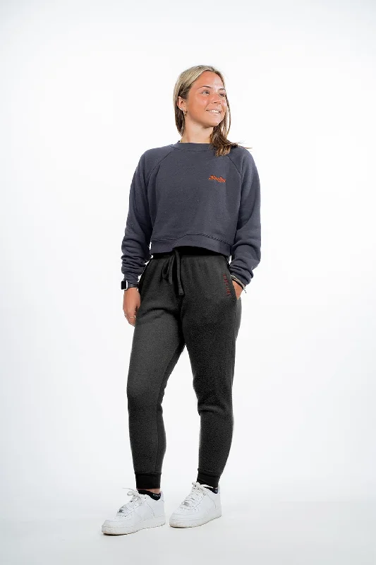 Women's Blouse with Notched CollarSueded Fleece Jogger