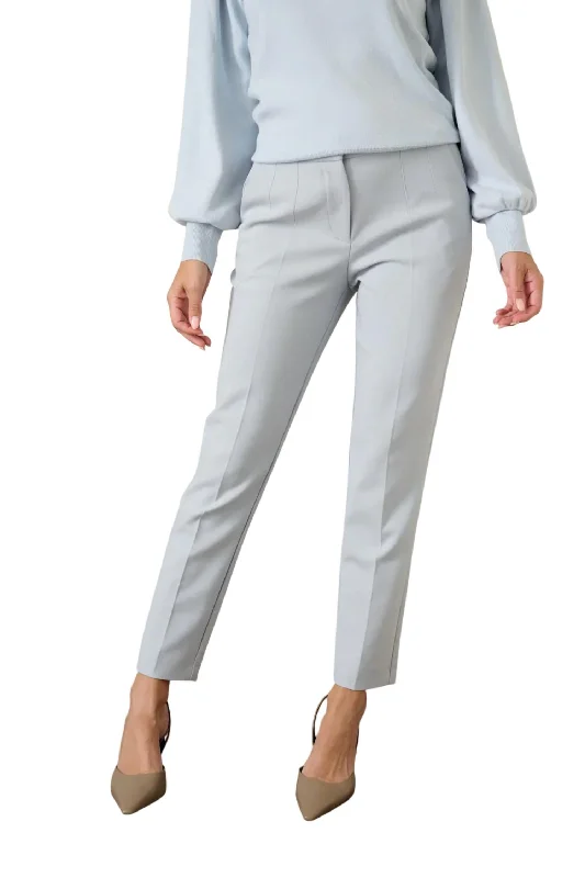  Women's High-Waisted PantsRichard Trousers In Ice Blue