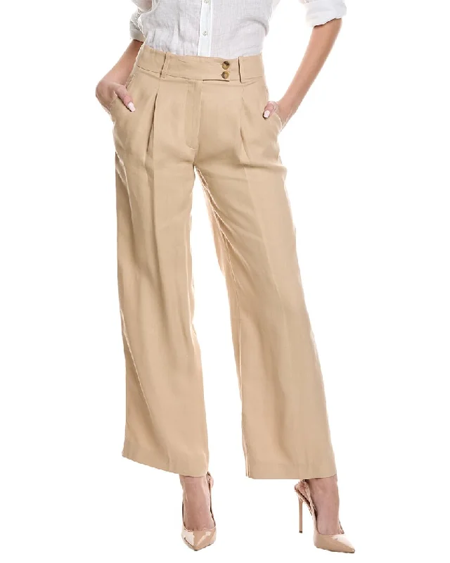 Women's Jodhpurs with Capri LengthReiss Hollie Wide Leg Linen-Blend Trouser