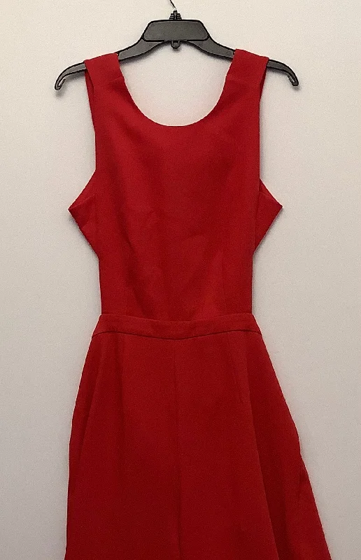 Women's Jumpsuits with High CollarJumpsuit By Bcbgmaxazria In Red, Size: 4