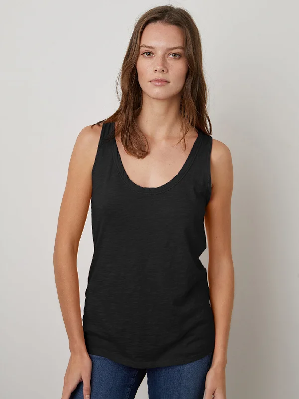 Women's Blouse with Narrow CollarJoy Tank Top