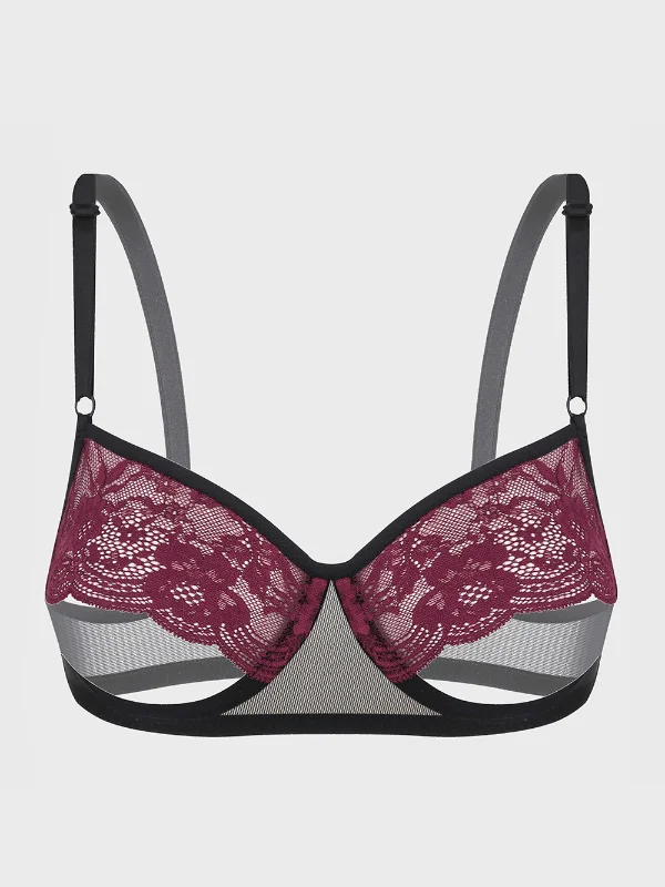 adhesive stick-on bra for special occasionsCherry