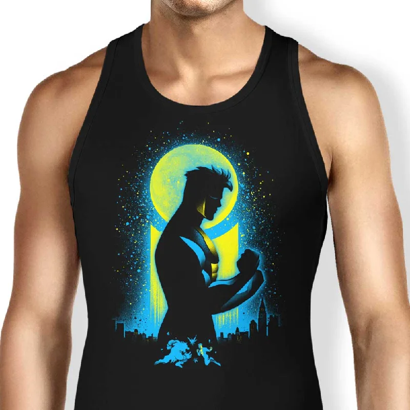 Women's Blouse with Peter Pan CollarInvincible Boy - Tank Top