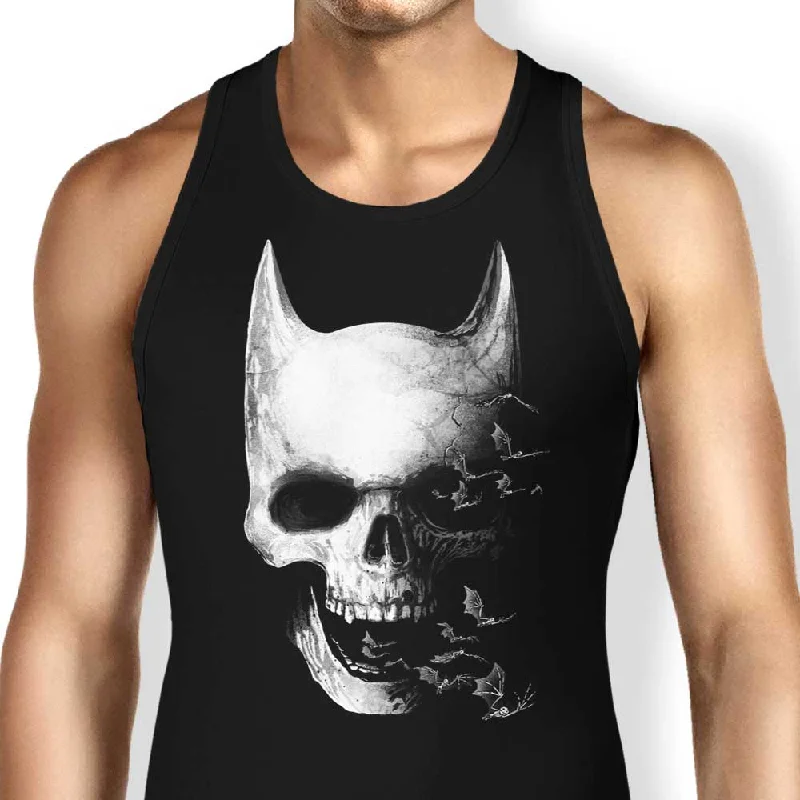 Women's Blouse with FrillsBat Skull - Tank Top