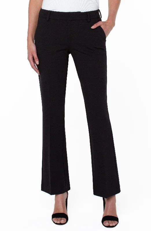 Women's Jodhpurs with V-Shaped CollarPETITE KELSEY FLARE TROUSER SUPER STRETCH