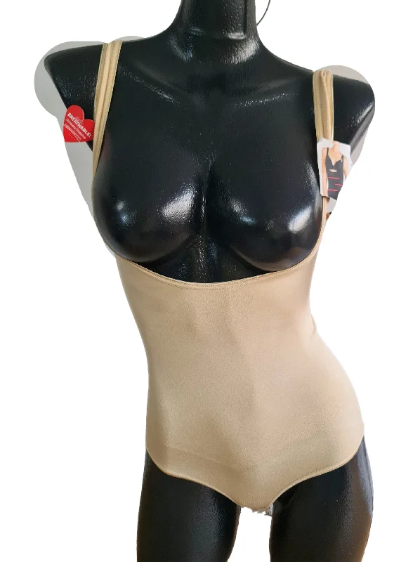 high-waisted shapewear with silicone strips for gripSpanx faja moldeadora sin costuras L