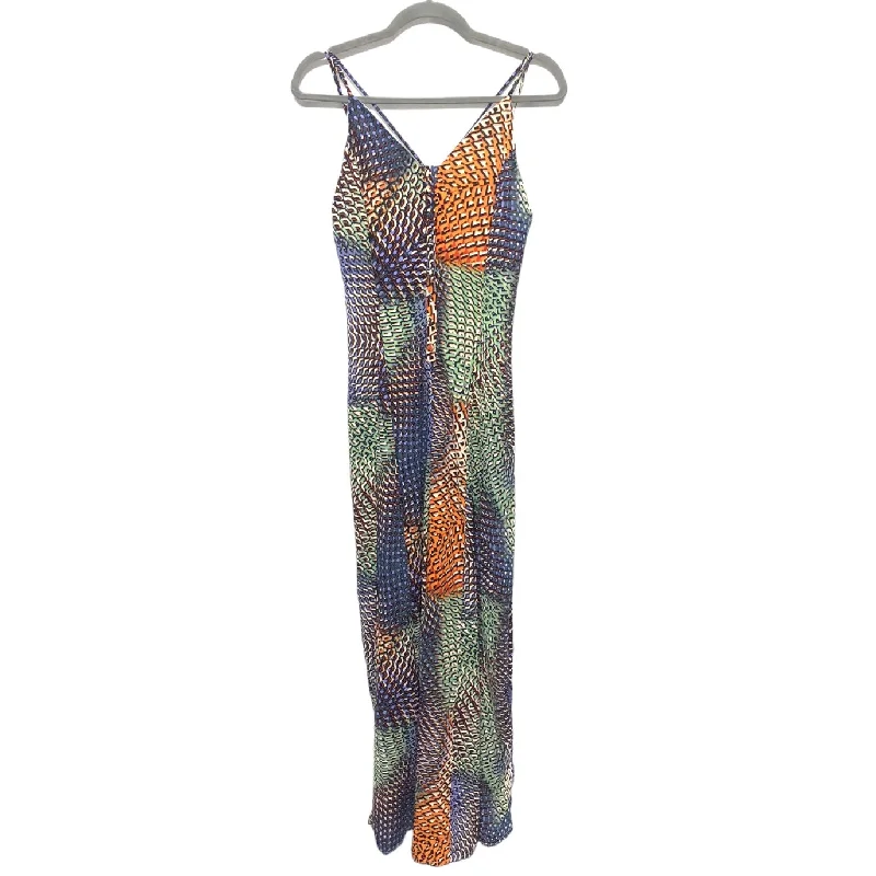 Women's Jumpsuits with Shawl CollarMulti-colored Jumpsuit Clothes Mentor, Size S