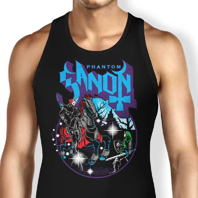 Women's Blouse with Narrow CollarGhost Ganon - Tank Top