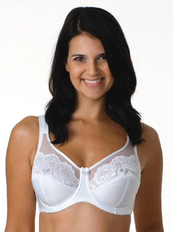 t-shirt bra for small breastsCaprice 75888 Milano Full Coverage White