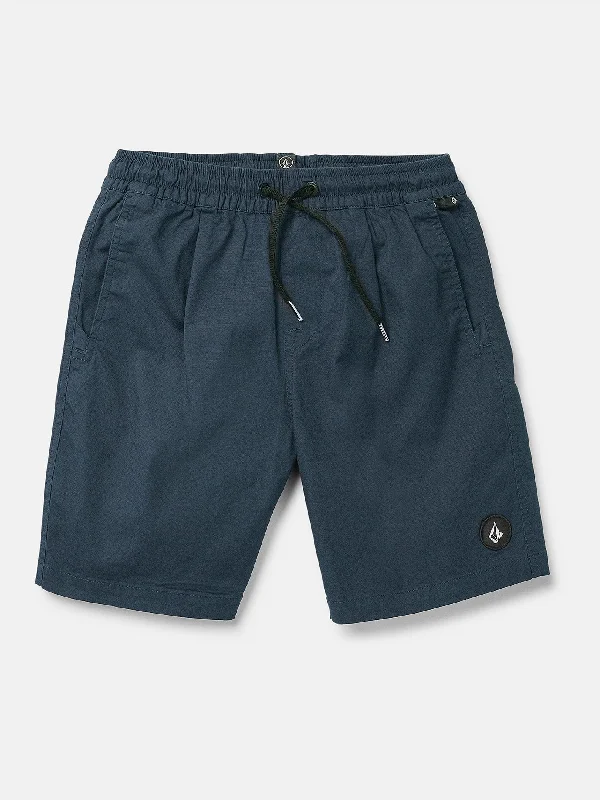 Big Boys Villa Rue Elastic Waist Shorts - Midnight Blue