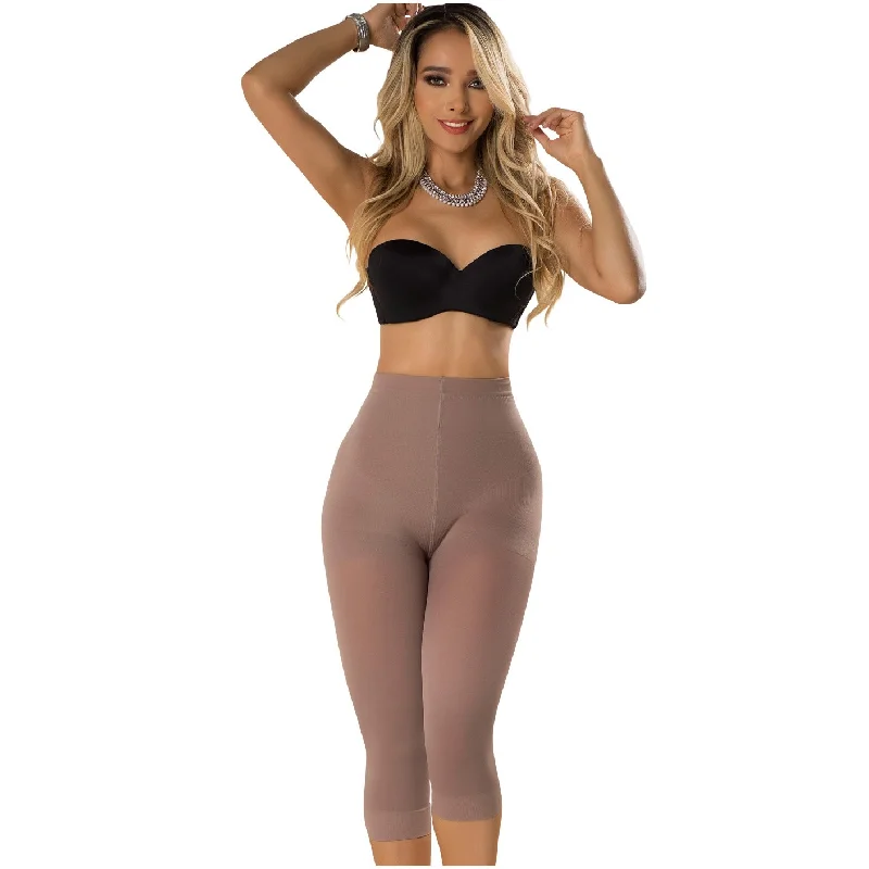 firm-control shapewear for bodycon dressesLaty Rose 21993 Fajas Colombianas Estilo Capri Cintura Alta Levanta Cola