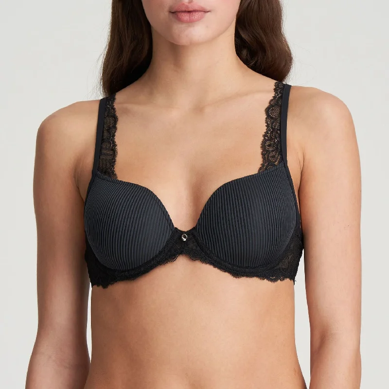 plus-size underwire balconette braANNA S.G Mousse forme coeur