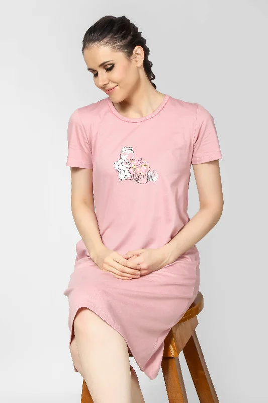 women's pajamas with a whimsical charmCuddle me Teddy Nightdress