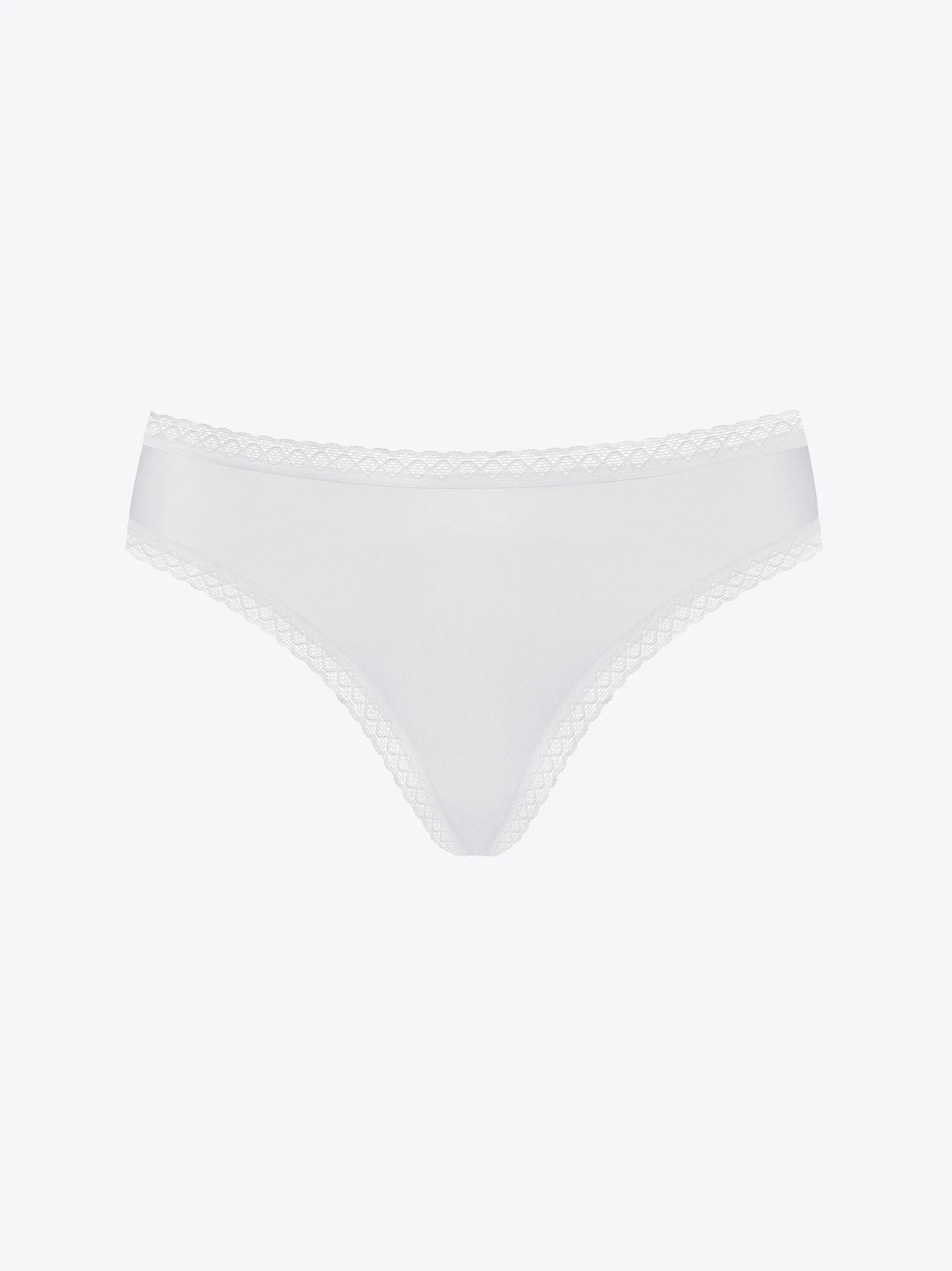 lightweight mesh panties with a floral lace overlay for a feminine lookCiara Tai