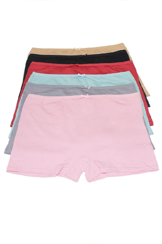 eco-friendly organic cotton underwear for womenPlus Size Soft Boyshort with elastic band