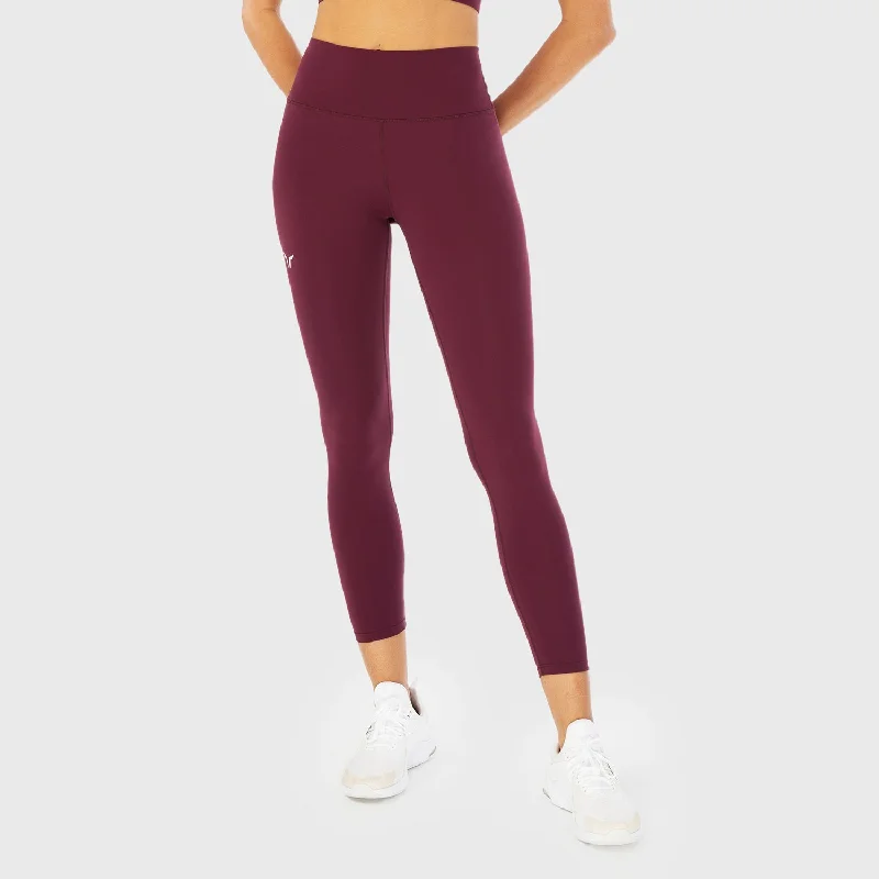 Infinity Cropped 7/8 Leggings - Grape