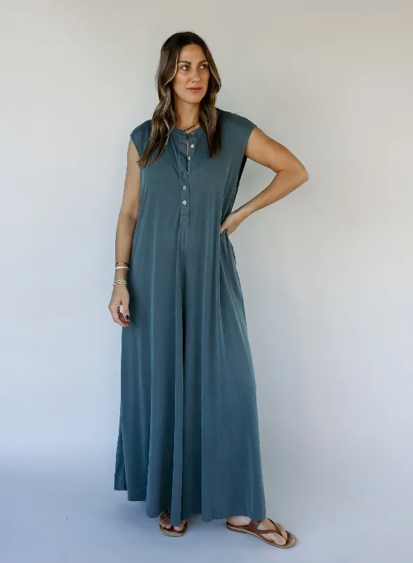 Women's Jumpsuits with Shawl CollarBrooklyn Wide Leg Jumpsuit - Final Sale