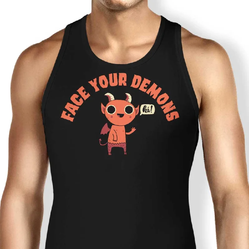 Women's Blouse with Long SleevesFace Your Demons - Tank Top