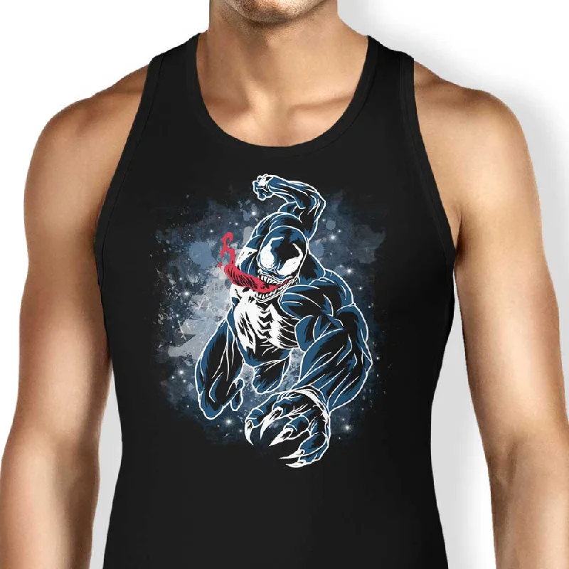 Women's Blouse with V-Shaped CollarInked Symbiote - Tank Top