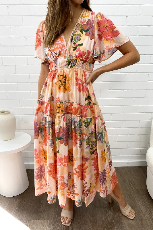 Peach Floral