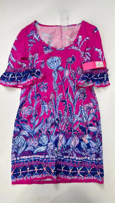 Women's Mandarin Collar DressesPink Dress Work Lilly Pulitzer, Size S